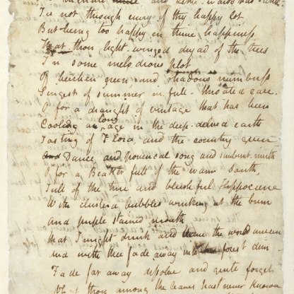 An image of the Ode to the nightingale