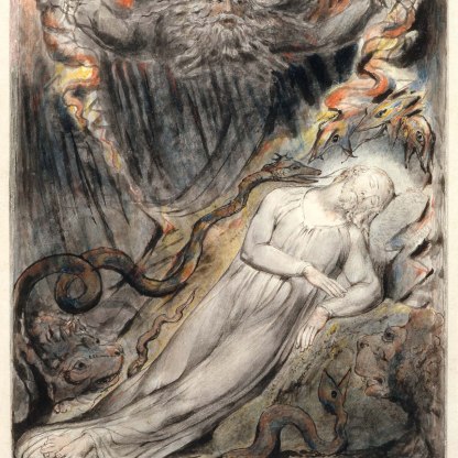 Christ's troubled sleep, by William Blake