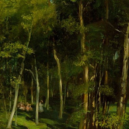 La Ronde Enfantine by Gustave Courbet