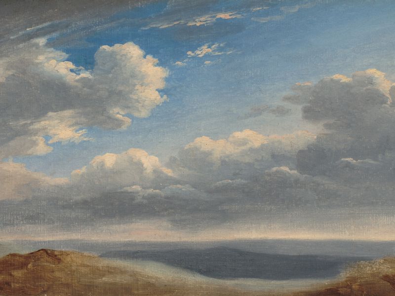 Highlight image for Study of Clouds over the Roman Campagna