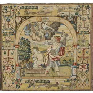 Tapestry of Abraham about to strike Isaac, T.7a-1961