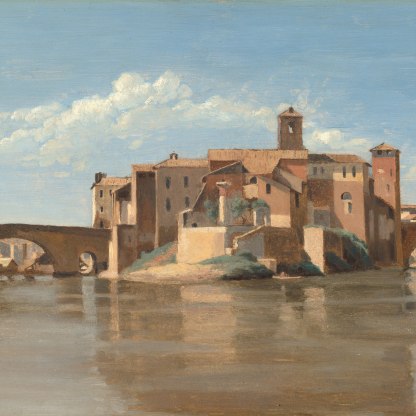 The Island and Bridge of San Bartolomeo, Rome