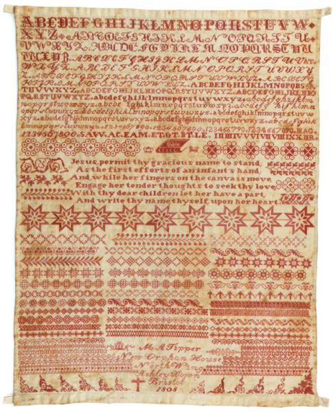 Featured image for the project: Stories behind the Stitches: Schoolgirl Samplers of the Eighteenth and Nineteenth Centuries