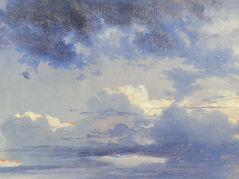 Johann Jakob Frey, Cloud Study (3). Private collection. Photo © Artcurial