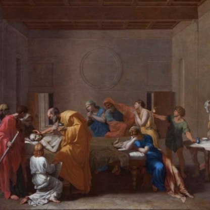 Extreme Unction by Poussin