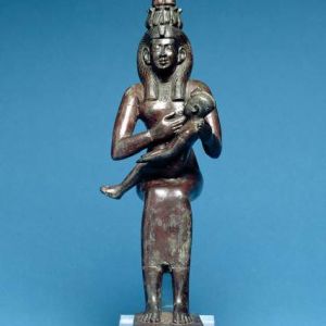 Seated figure of Isis nursing Horus Egypt, 200-100 BC The Fitzwilliam Museum, Cambridge E.122.1954