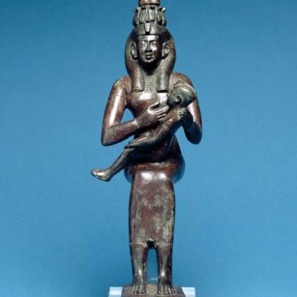 Seated figure of Isis nursing Horus Egypt, 200-100 BC The Fitzwilliam Museum, Cambridge E.122.1954